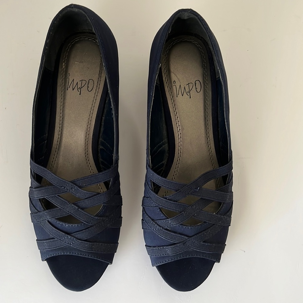 Impo Open Toe Wedge Shoes